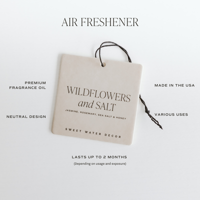 "Warm and Cozy" Hanging Air Freshener