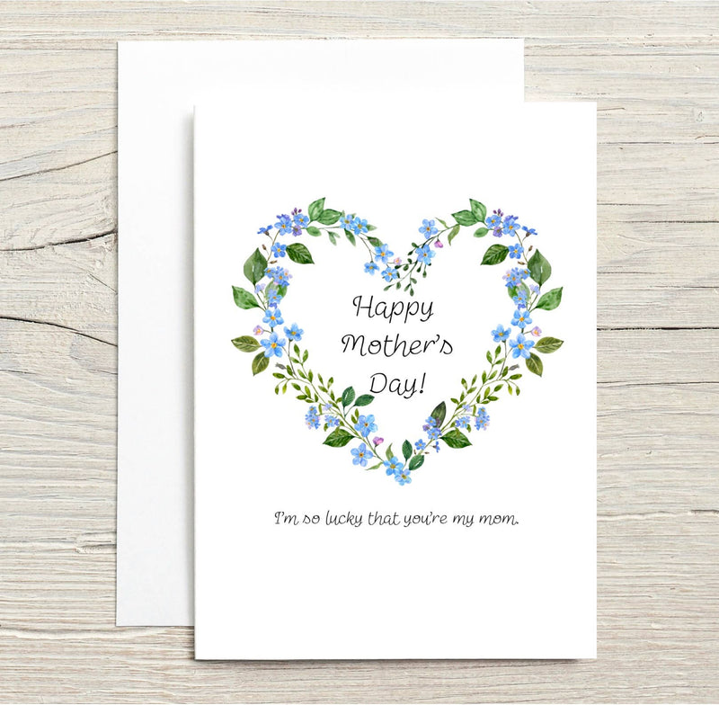 Plantable Mother’s Day Wildflower Seed Card - "I&