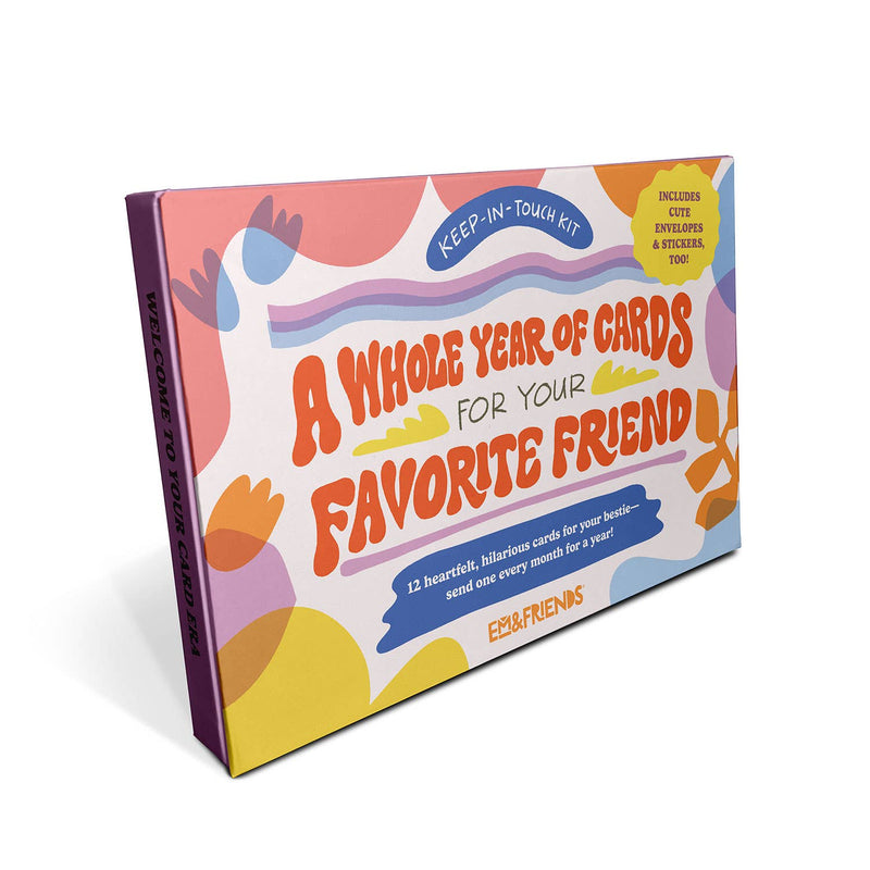 Favorite Friend Year of Cards - Box of 12