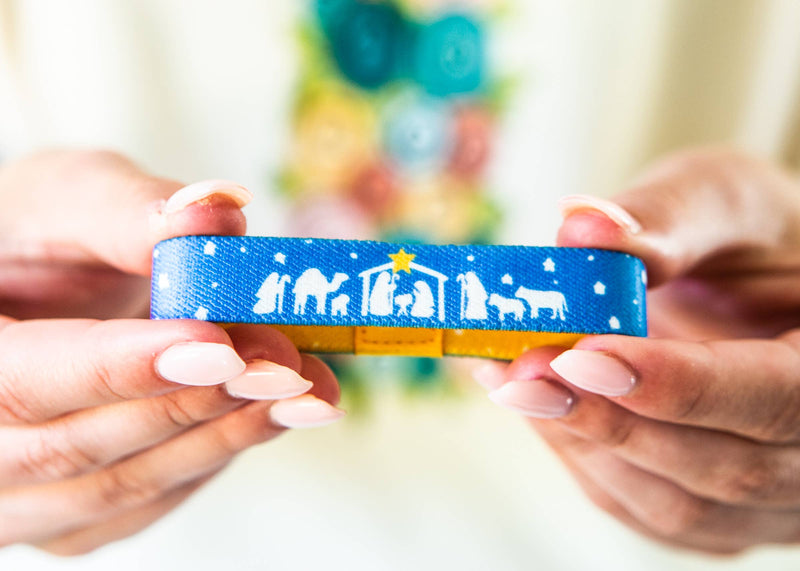 Nativity Christmas Stretchy Bracelet