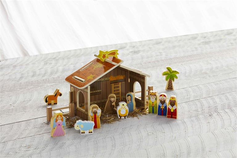 Wood Nativity Toy Set