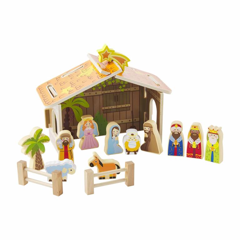 Wood Nativity Toy Set