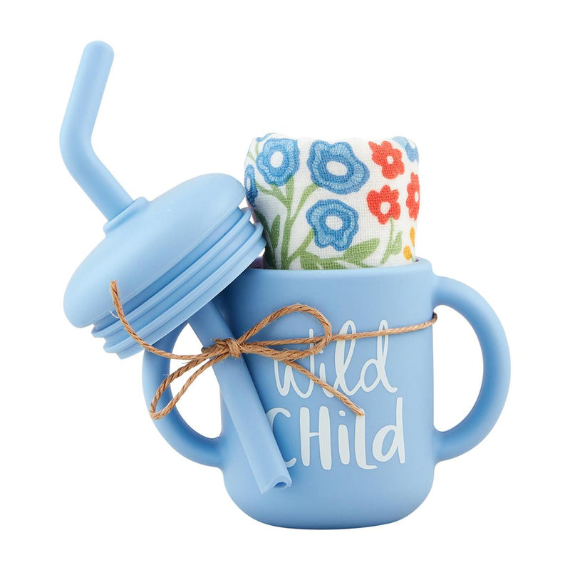 Wild Child Bib & Cup Set