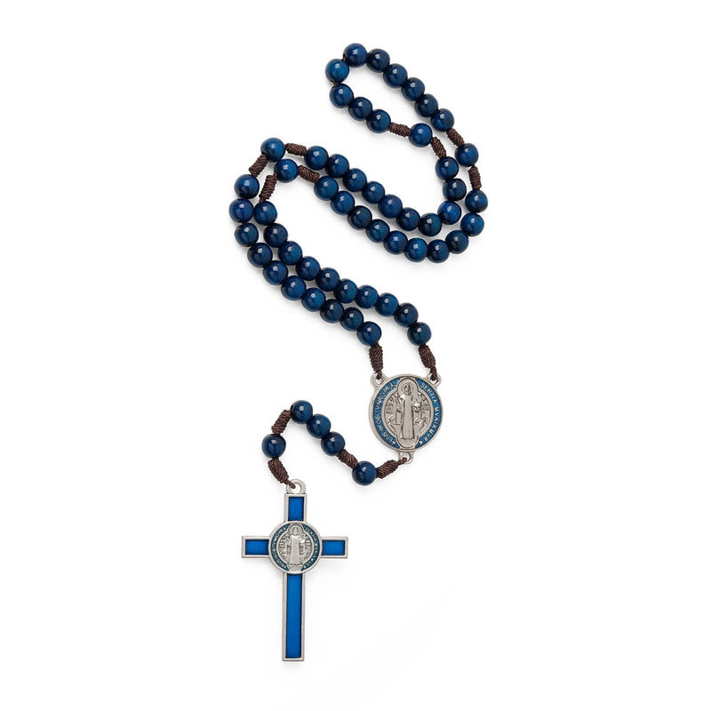 St. Benedict Rosary BLUE