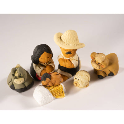 Peruvian Characato Mini Nativity Set - 9 Piece