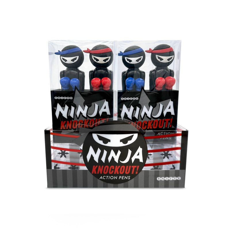 Ninja Knockout Action Pens - Set of 2