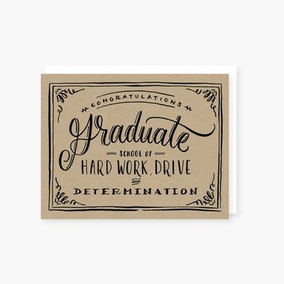 Grad certificate Graduation card