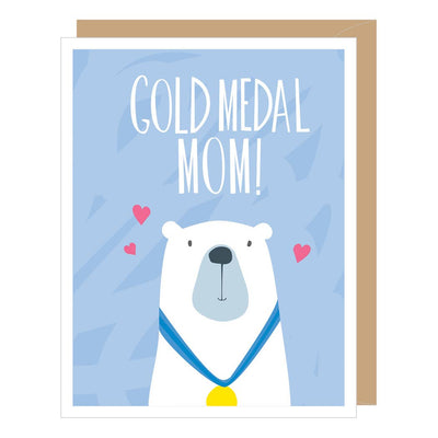 "Gold Medal Mom" Mother's Day Card