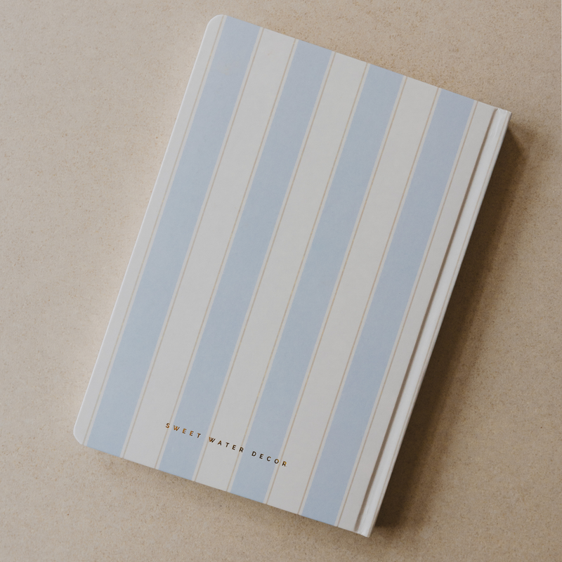 "Be Mindful" Daily 5 Minute Prompted Journal - Stripes