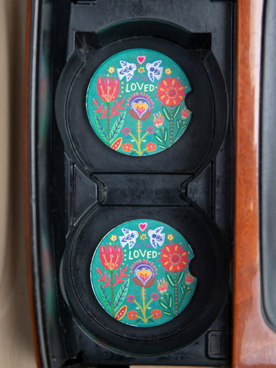 "Loved" Car Coasters