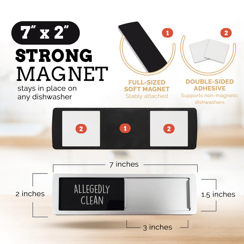 "Allegedly Clean" Dishwasher Magnet