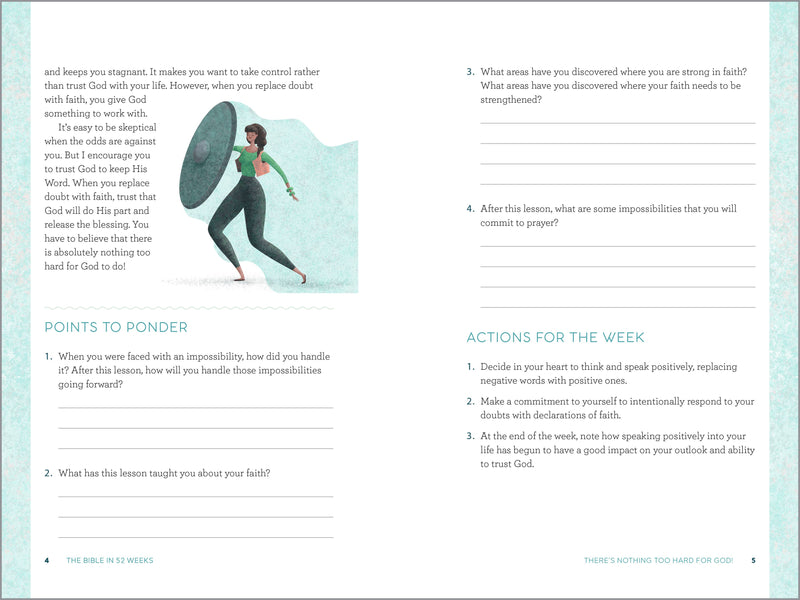"The Bible in 52 Weeks" A Yearlong Bible Study for Women