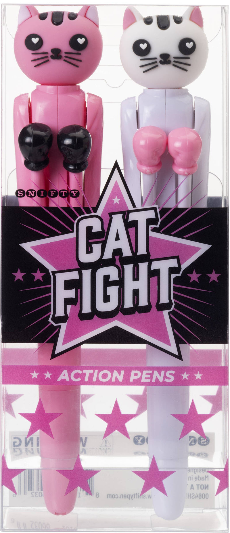 Cat Fight Action Pens - Set of 2