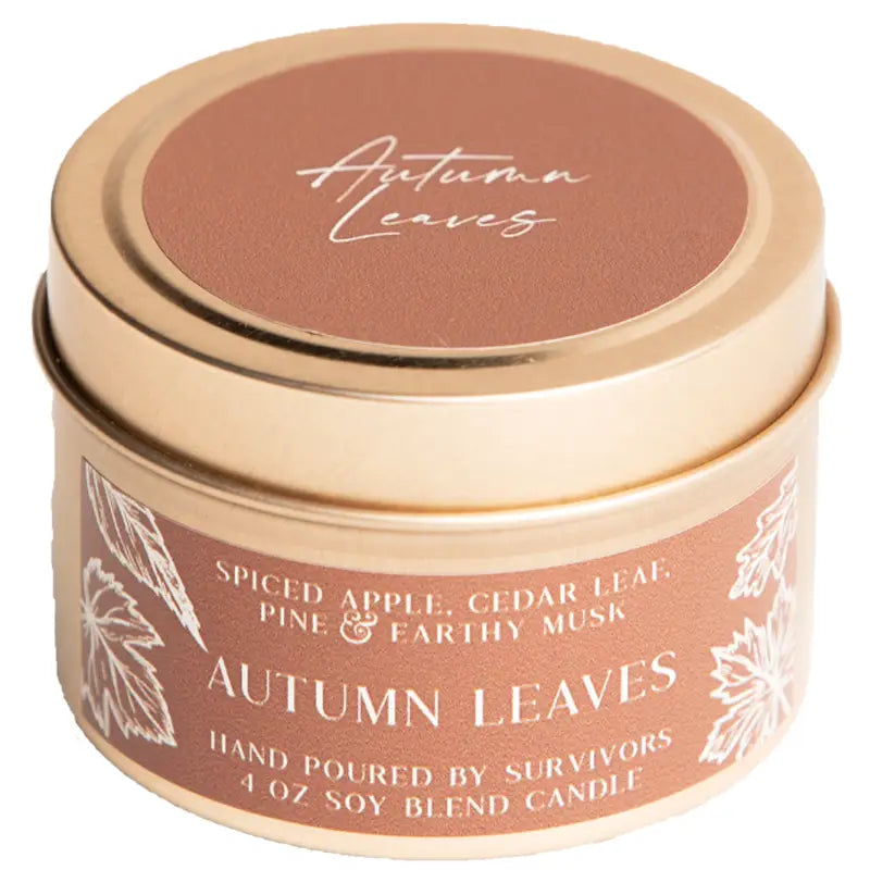 Fall Scents - 4oz Tin Candles
