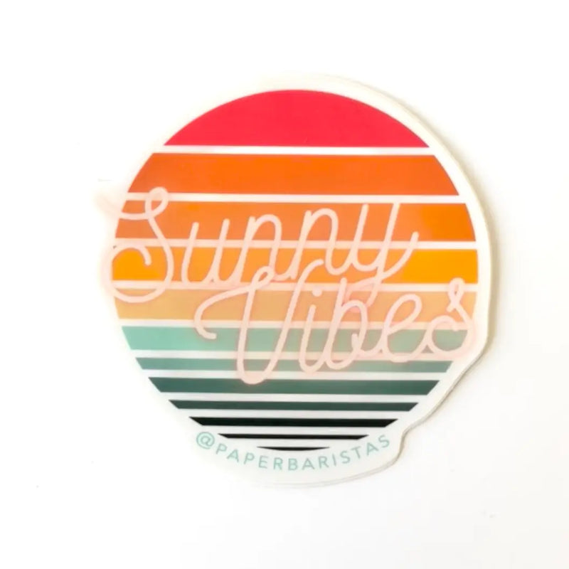 "Sunny Vibes" Sticker