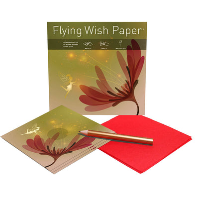 "Fairy Garden" Flying Wish Paper (Mini with 15 Wishes + Accessories)