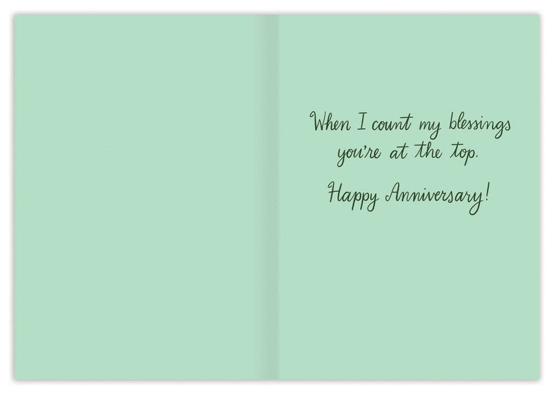 "How Did I Get So Lucky" Lucky In Love Anniversary Card