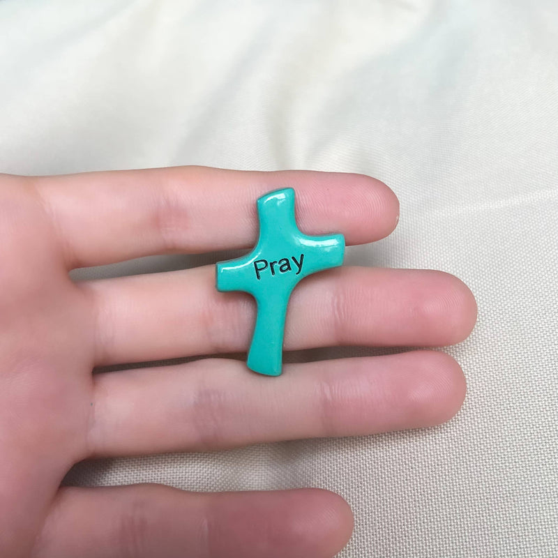 "Pray" Pocket Cross