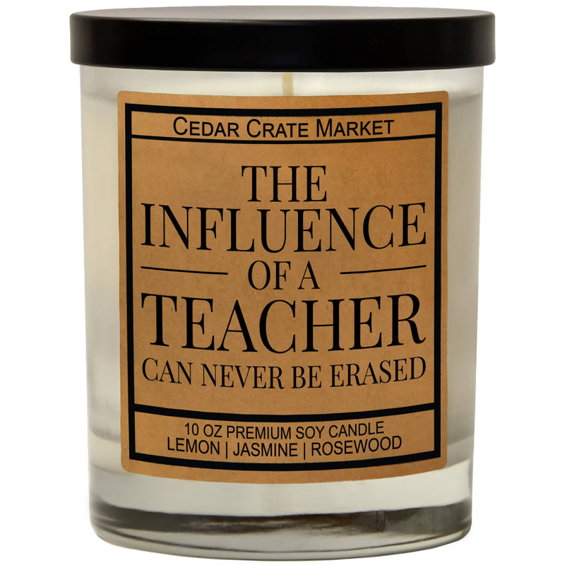 "The Influence of a Teacher" - 100% Soy Wax Jasmine Candle