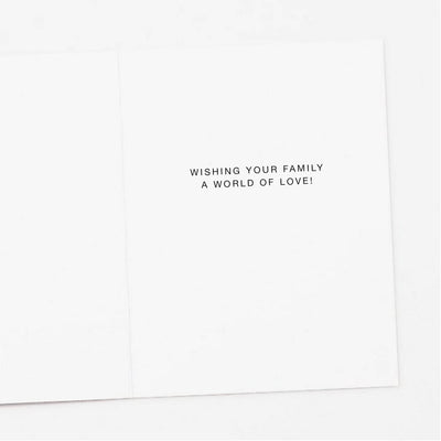 Penguin Family New Baby Greeting Card