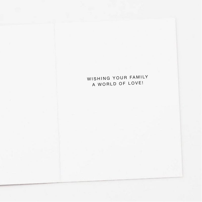 Penguin Family New Baby Greeting Card