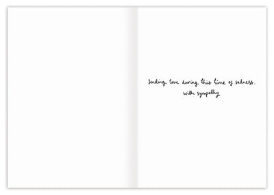 "Always In Our Hearts" Landscape Sympathy Card