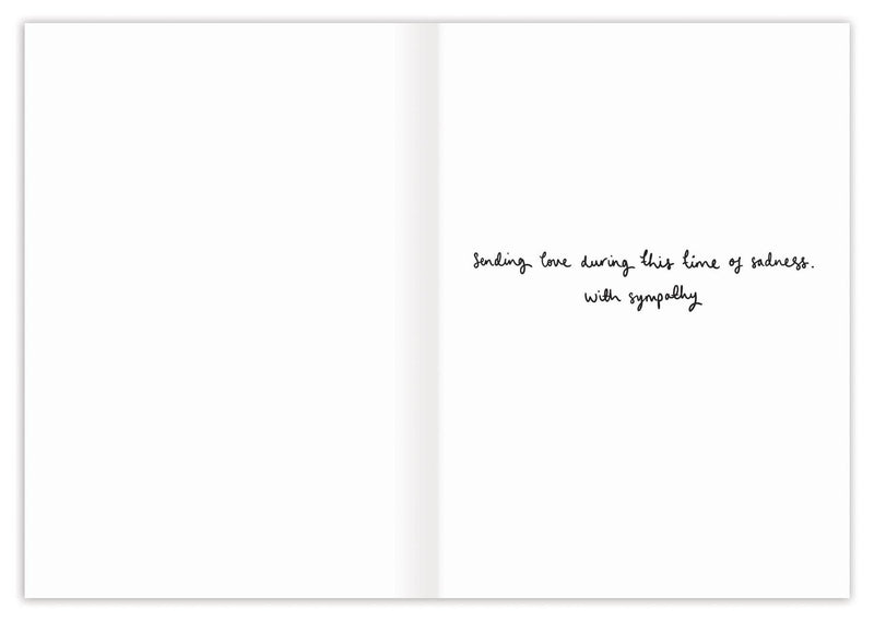 "Always In Our Hearts" Landscape Sympathy Card