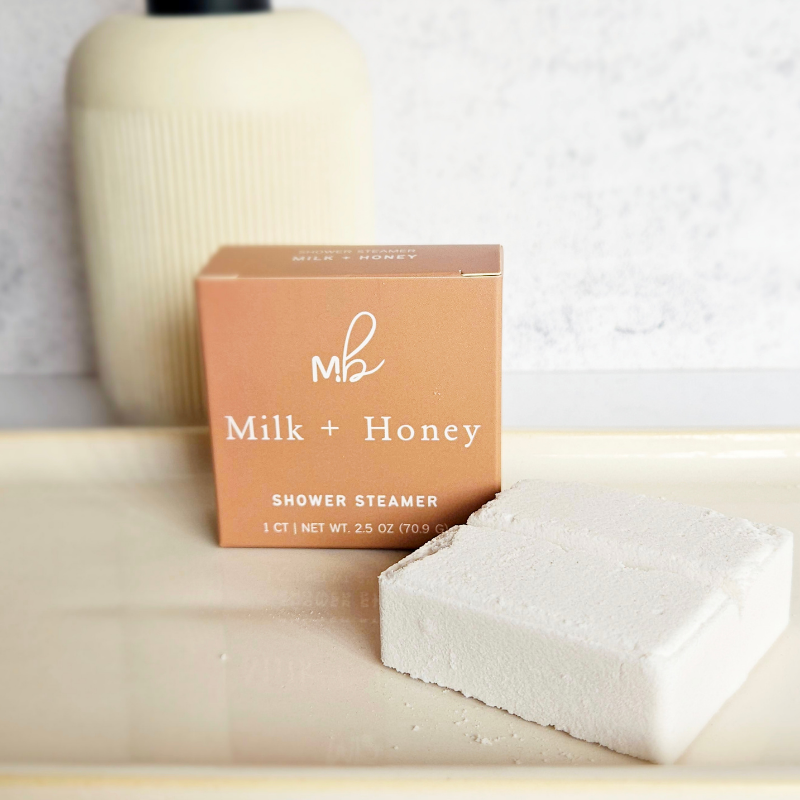 Milk + Honey Shower Steamer | 2.5oz Single Shower Steamer