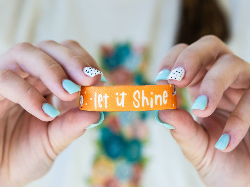 "Let it Shine" Stretchy Bracelet - Kids Size