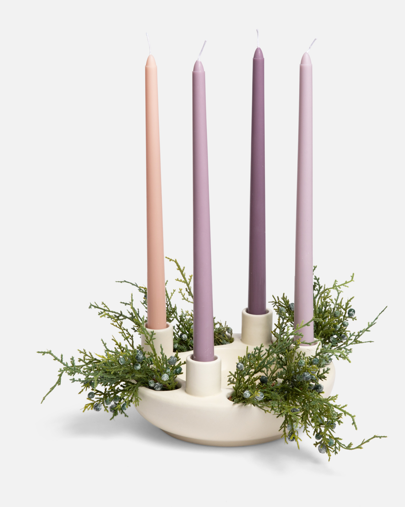 12" Taper Advent Candles - Set of 4