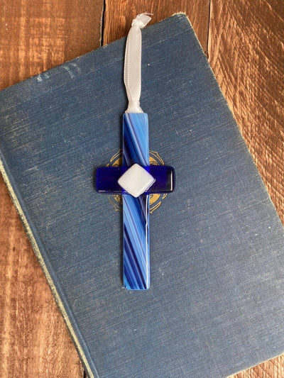 Pastor Appreciation Handmade Glass Cross