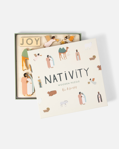 14-piece Nativity Wooden Puzzle