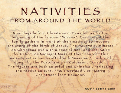 9-Piece Ecuador Nativity Set