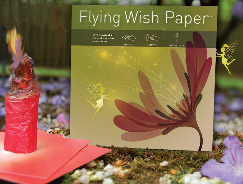 "Fairy Garden" Flying Wish Paper (Mini with 15 Wishes + Accessories)