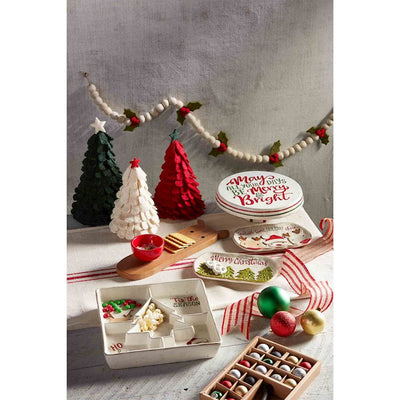 "Spread Some Holiday Cheer" Stoneware Christmas Platter