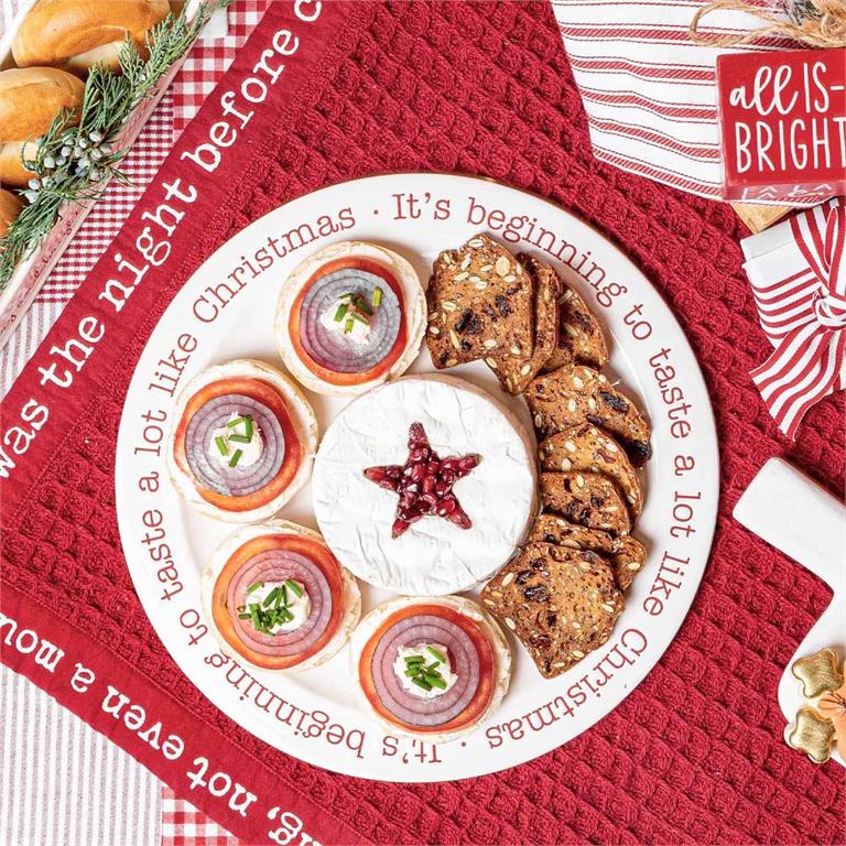 Christmas Cookie Plate Set