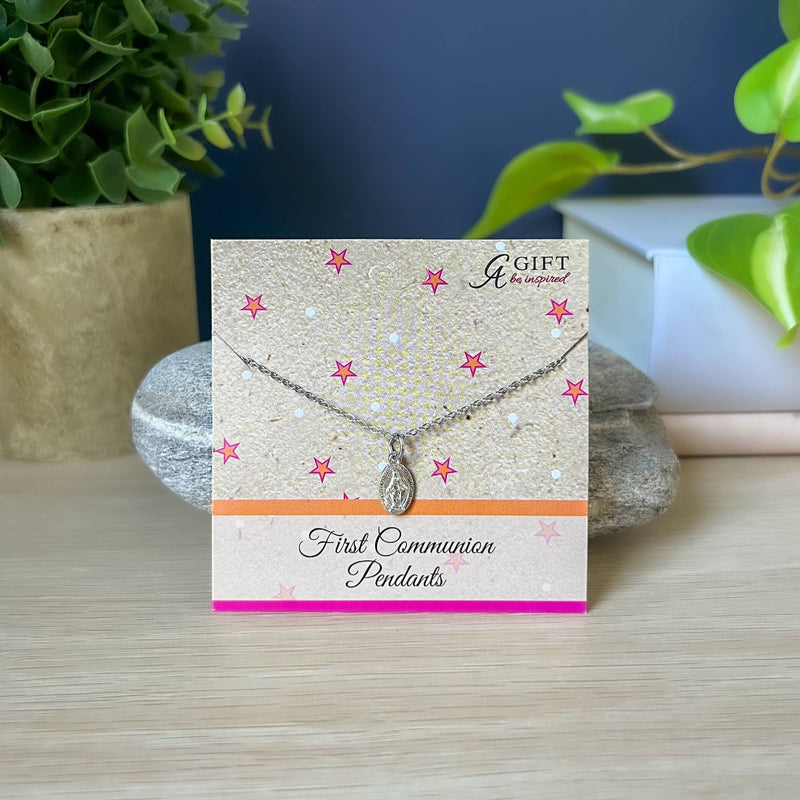 First Communion Pendants: Miraculous Medal