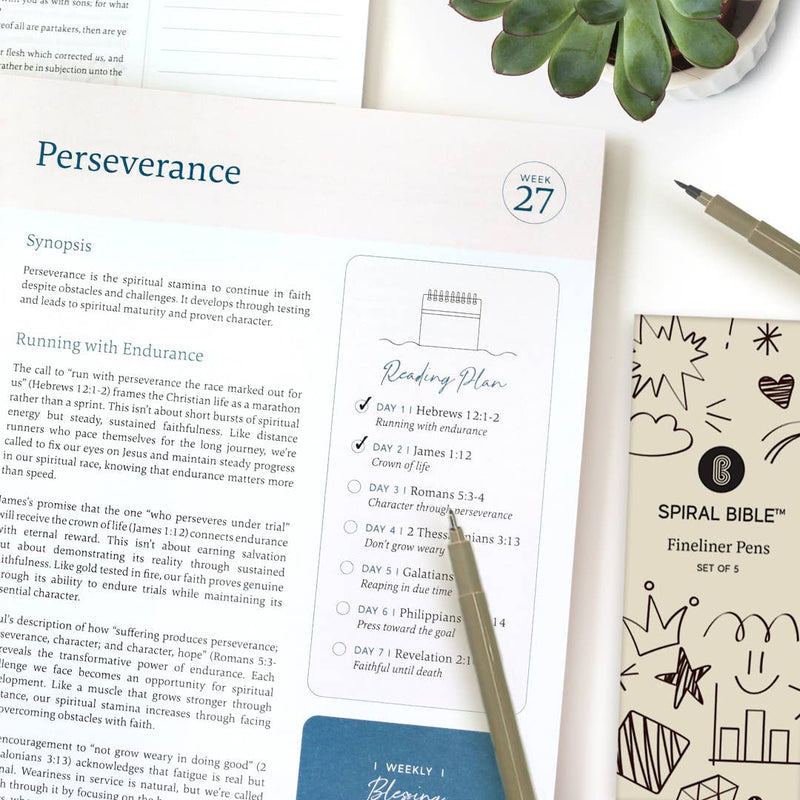 Spiral Bible™ Fineliner Pen Pack