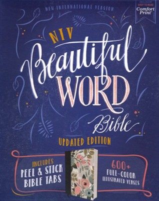 NIV Beautiful Word Bible, Updated Edition - Multicolor Floral