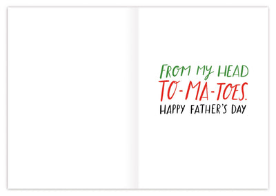 "Love You Dad" Tomatoes Father's Day Card