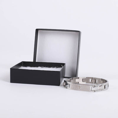The Lord's Prayer Stainless Steel Bracelet - Men's