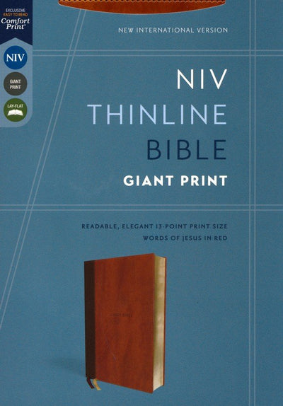 NIV Thinline Bible - Giant Print