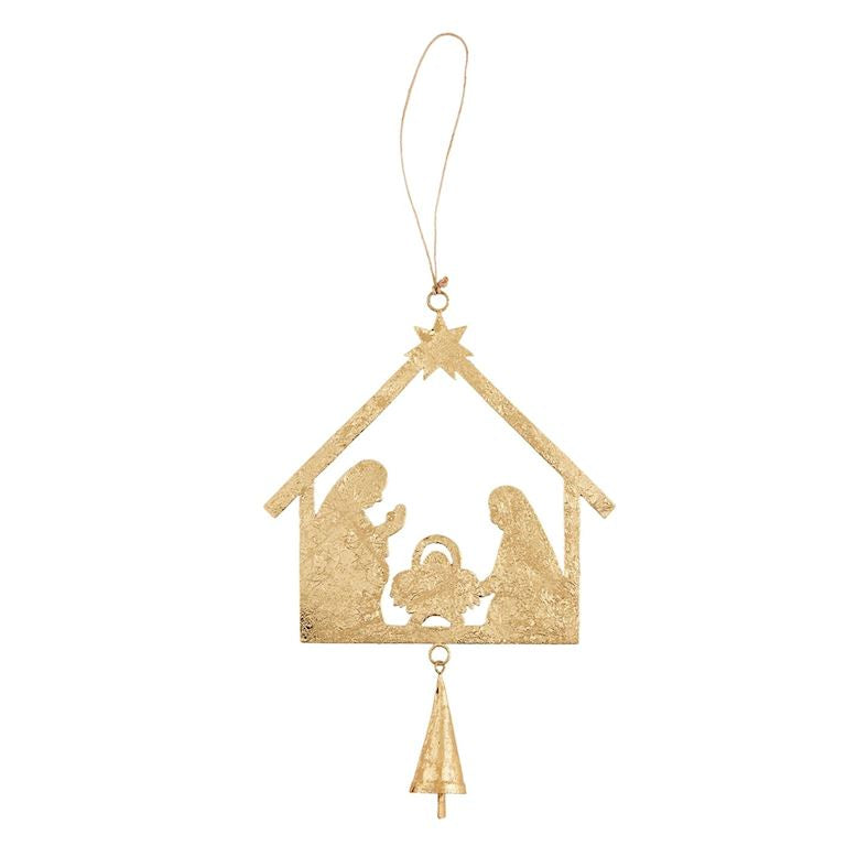 Nativity Large Tin Ornament