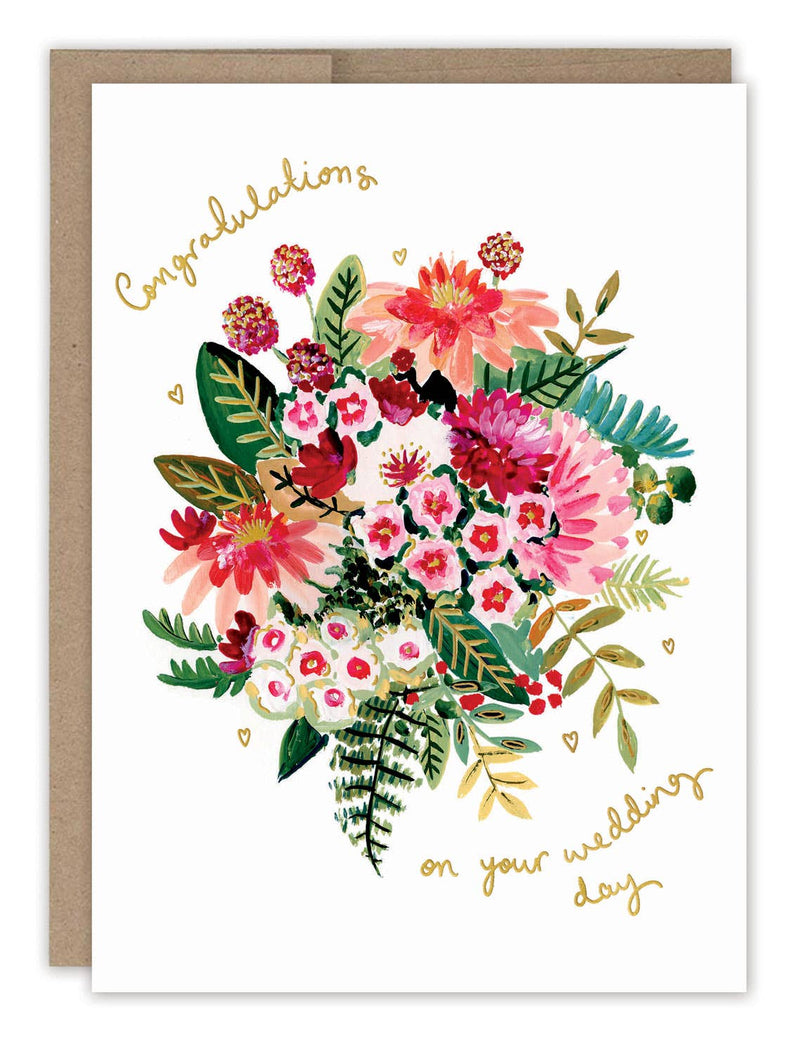 "Congratulations On Your Wedding Day" Wedding Card