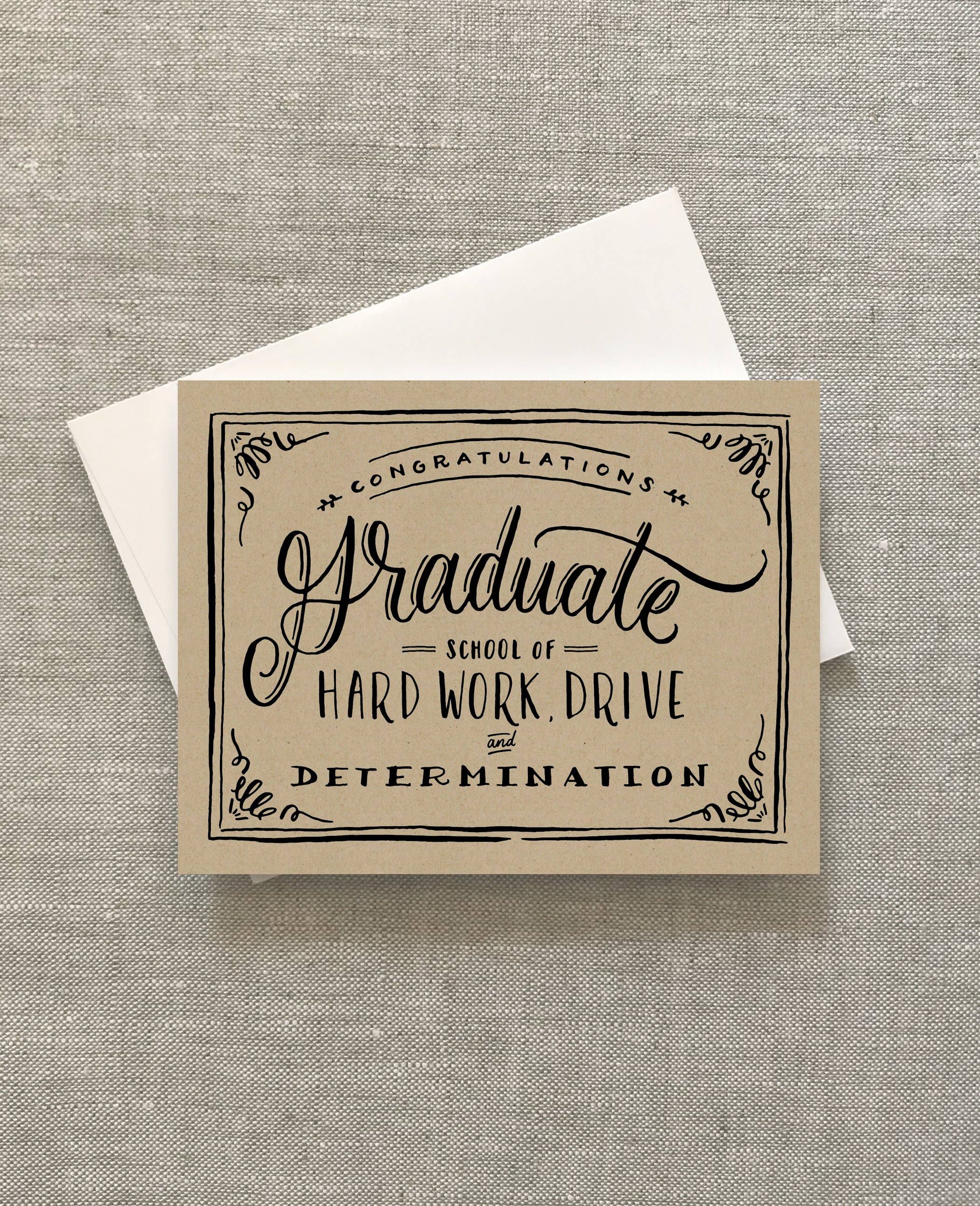 Grad certificate Graduation card