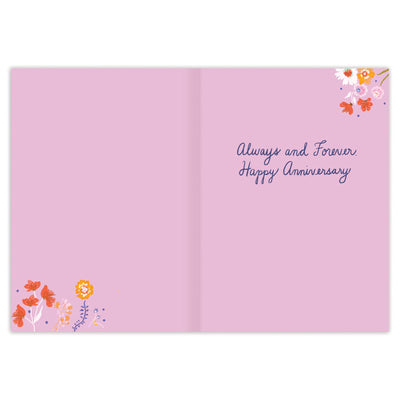 "I'll Grow Old With You" Skeletons Anniversary Card