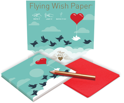 "Always" Flying Wish Paper (Mini Kit with 15 Wishes + Accessories)