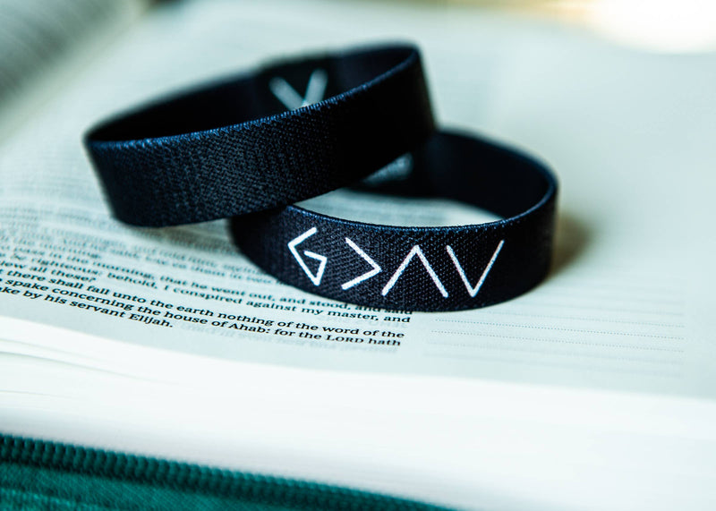 God is Greater Than the Highs & Lows CHILD SIZE Stretchy Bracelet