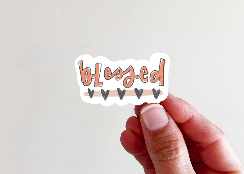 "Blessed" Sticker