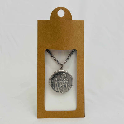 St. Christopher Locket with Chain